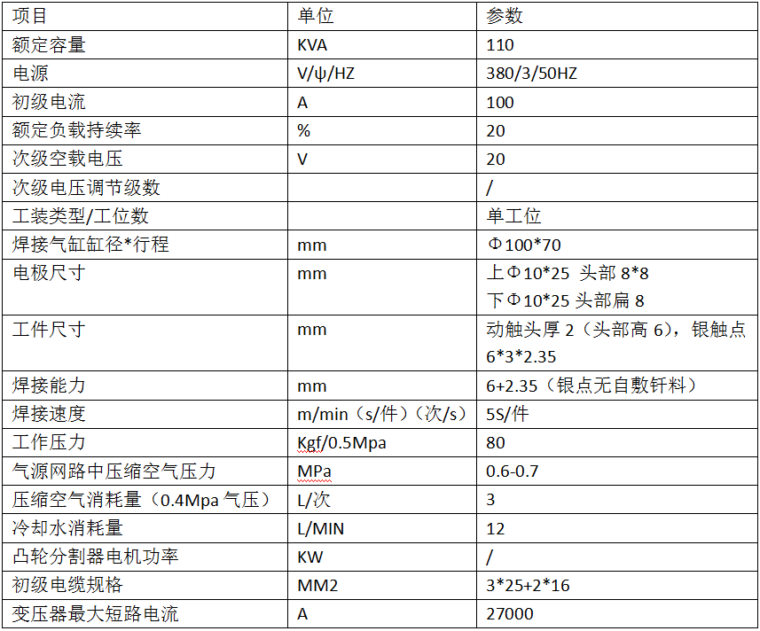 银点静触头中频焊机B2